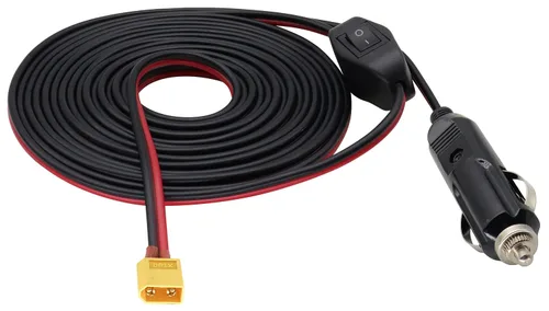 Miniatura 9 de Paquete de 2 cables 16AWG XT60 a encendedor de cigarrillos, enchufe macho de 12 V a XT60 hembra, cable de extensión compatible con cable de carga