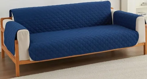 Miniatura 7 de Fundas para sofá de 3 plazas y 2 plazas y 1 plaza, funda de sofá reversible, funda acolchada ajustable para sofá, protectores impermeables