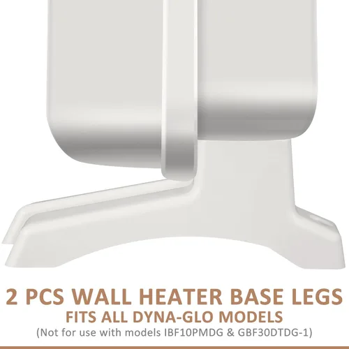 Miniatura 4 de Wenqik Juego de 2 patas para calentador de pared, kit de montaje en suelo con 4 tornillos, calentadores de propano, pies de gas natural, caldera