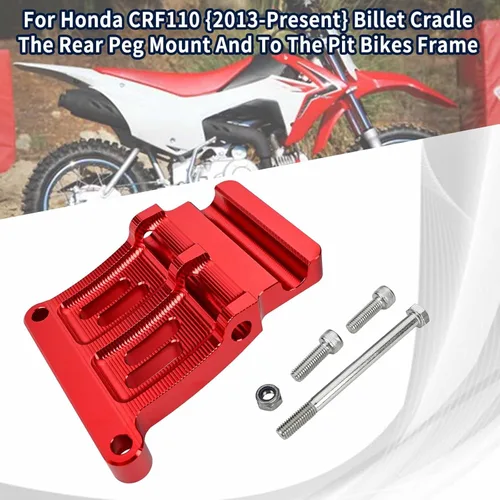 Miniatura 8 de Canitu Kit de soporte de bastidor, soporte de marco de aluminio Billet de alta resistencia, soportes de clavija trasera para bicicleta, adaptador