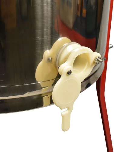 Miniatura 2 de Good Land Bee Supply HE4MOT 4 Marco Apicultura 304 Tambor de acero inoxidable Honey Motorizado Extractor con soporte - Eléctrico 110V
