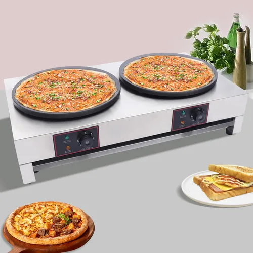 Miniatura 7 de Máquina comercial para hacer crepas, sartén eléctrica antiadherente, máquina para hacer crepas, máquina de plancha, máquina de panqueques