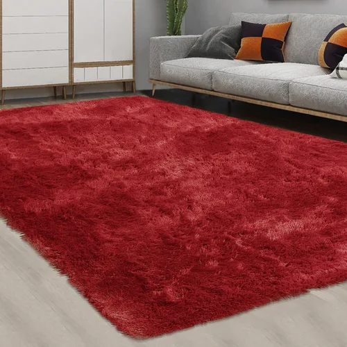Miniatura 15 de CAROMIO Alfombra Corredor Esponjosa para Dormitorio Sala de Estar 2x6 Pies, Alfombras de Área Shag Alfombra de Felpa Suave Gruesa Larga de Piel Tie
