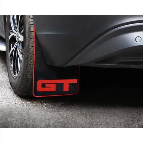Miniatura 2 de 4 unidades de guardabarros de goma para automóvil, aletas de barro, protectores contra salpicaduras de goma para camioneta, SUV, deportes, Gt