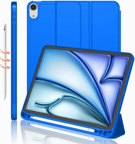 Miniatura 27 de iMieet Funda para iPad Air de 11 pulgadas M3 (2025) / M2 (2024), iPad Air de 5ª/4ª generación 2022/2020 de 10.9 pulgadas con soporte para lápices