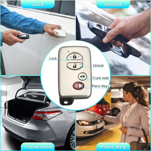 Miniatura 3 de X AUTOHAUX Reemplazo de llave remoto de entrada sin llave para automóvil HYQ14AAB 89904-06041 314.3Mhz para Toyota Camry 07-09 para Toyota Avalon