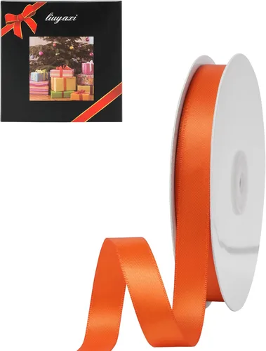 Miniatura 69 de LIUYAXI - Cinta de satén roja de doble cara, 2 pulgadas X 25 yardas continuas, cintas perfectas para envolver regalos, ramo de boda, decoración DIY