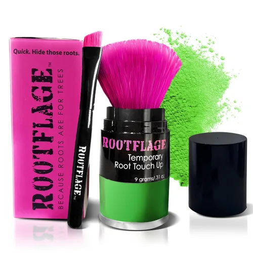 Miniatura 11 de Rootflage Tinte temporal para el cabello de color rosa, champú en polvo de color rosa, funciona en cabello oscuro (01 Pink Parade) 0.31 onzas 01