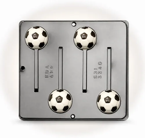 Miniatura 4 de Bola de fútbol Lollipop Chocolate Candy Mold 3340