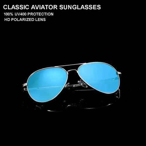 Miniatura 50 de Gleyemor Lentes de sol polarizados estilo aviador para niños y niñas, jóvenes, adolescentes, dos tamaños de 1.969 in y 2.047 in