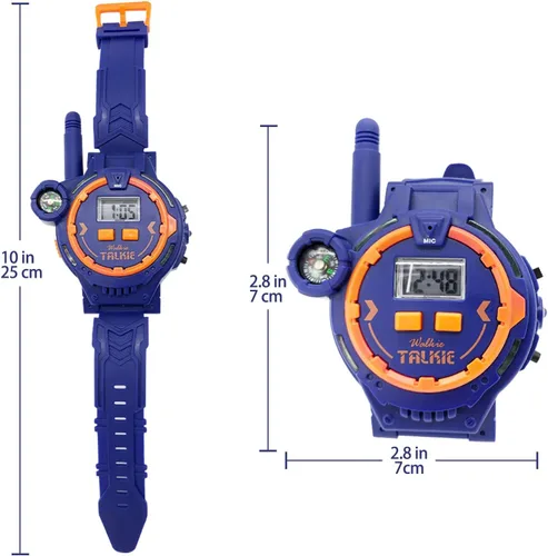 Miniatura 2 de Walkie Talkie recargable para niños, radio bidireccional Walky Talky con linterna, juego para exteriores, interfono, juguete y regalos para niños