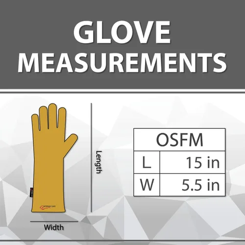 Miniatura 4 de SAFE HANDLER Guantes de soldadura reforzados de cuero para mayor destreza, refuerzo de doble palma, resistentes al calor para hornos, barbacoa