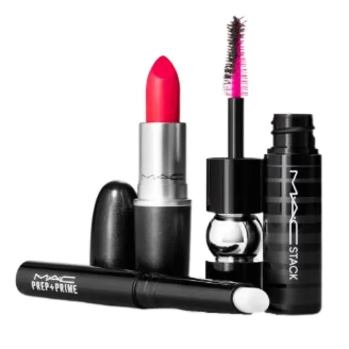Miniatura 2 de MAC Kit Pestañas a Labios: Rosa