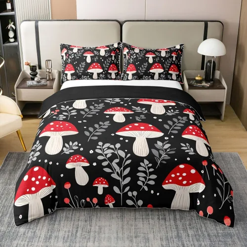 Miniatura 10 de Erosebridal - Juego de funda de edredón 100% algodón con diseño de béisbol, tamaño individual, juego de ropa de cama de sóftbol, bate deportivo