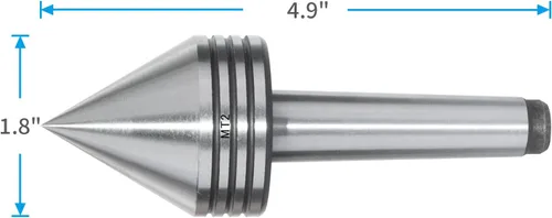 Miniatura 2 de MT2 Centro de Impulsión para Torno de Madera con Herramientas y Accesorios de Torneado para Torno de Madera Crown de 1 pulgada