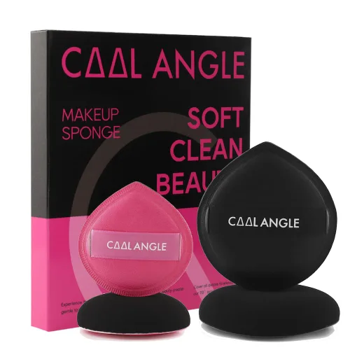 Miniatura 8 de COOL-ANGLE Paquete de 4 Esponjas de Maquillaje Rosa Para Base, Corrector y Polvo, Esponja Mezcladora Sin Látex Para Maquillaje Natural y Fácil, a2