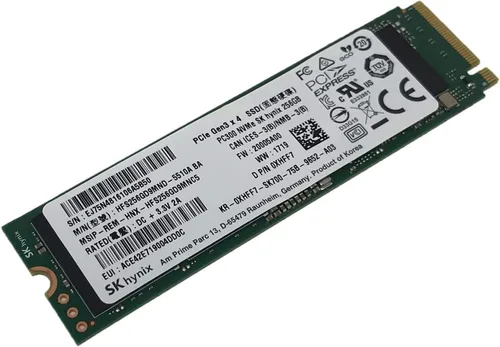 Miniatura 2 de SK Hynix SSD M.2 de 256 GB (unidad de estado sólido) NVMe PCIe Modelo: HFS256GD9MND-5510A BA - OEM