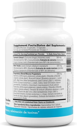 Miniatura 2 de Yes You Can! Natural Detox Pills - Limpieza diurética con electrolitos y vitaminas - Ayuda con la retención de agua - Sin gluten, 21 cápsulas