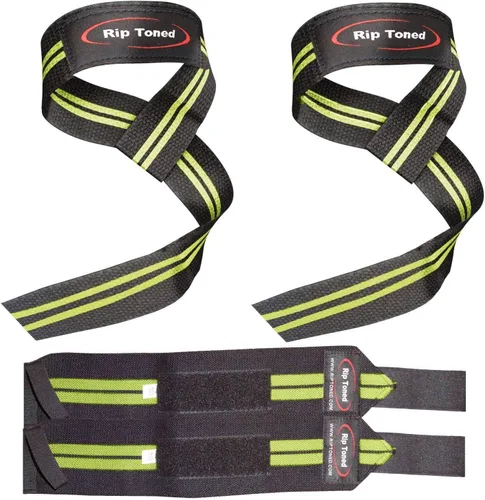 Miniatura 9 de Rip Toned Wrist Wraps & Lifting Straps Combo – Dynamic Duo Push & Pull Support for Weightlifting – Wrist Support Wraps + Padded Grip Straps for