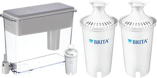 Brita Dispensador de filtro de agua XL + 2 reemplazos de filtro de agua estándar Brita