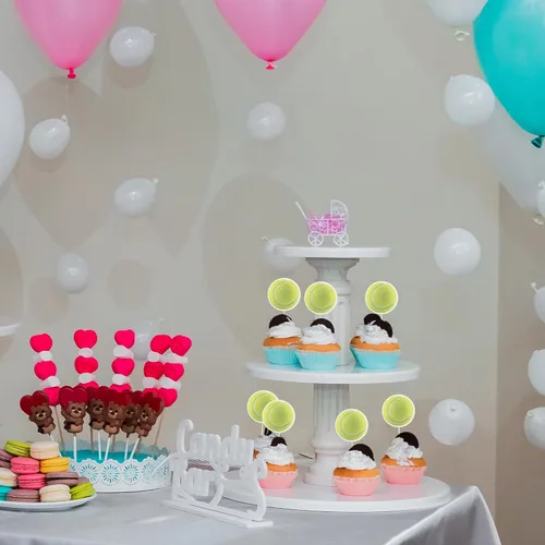 Miniatura 6 de Gyufise 36 piezas de decoración para cupcakes de tenis, pelota deportiva, para fiestas de cumpleaños, decoración de tartas, suministros de 9-Tennis