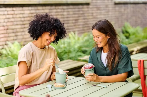 Miniatura 6 de Mepal Tarro de avena durante la noche – Mini – Práctica taza de yogur y taza de muesli – Compartimentos separados para yogur y muesli – Apto