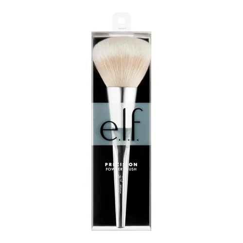 Miniatura 3 de e.l.f. Brocha para polvo de precisión, brocha de maquillaje de forma grande para polvo prensado y suelto, bronceador, resaltador y rubor, vegano