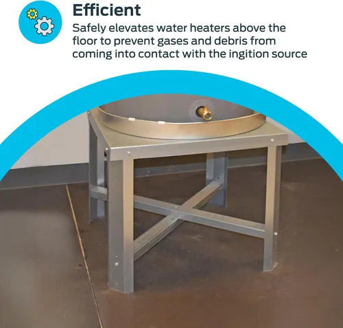 Miniatura 3 de Eastman Soporte para calentador de agua, 24 pulgadas x 24 pulgadas x 18 pulgadas de alto, capacidad de carga de 1200 libras, 86279