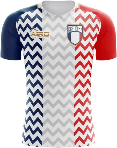 Miniatura 2 de Airosportswear 2022-2023 France Away Concept Football Soccer T-Shirt Jersey (Marcel Desailly 8) - Kids