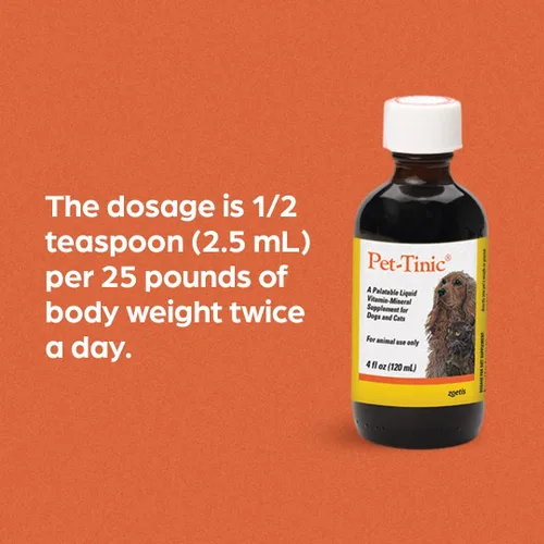 Miniatura 6 de Suplemento líquido de vitaminas y minerales para perros y gatos, sabor a hígado de res, 4 onzas
