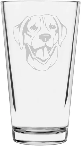 Miniatura 312 de Perro de Presa Canario - Vaso de pinta personalizado con temática de perro grabado multiusos, 16 onzas