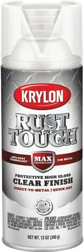 Krylon Pintura de esmalte preventivo Rust Tough® con acabado transparente de 12 onzas
