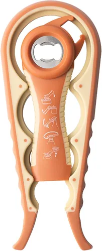 Miniatura 8 de Abrebotellas para manos artríticas, abridor de tarros para ancianos, niños, mujeres, personas con manos débiles, utensilios de cocina 02-Negro
