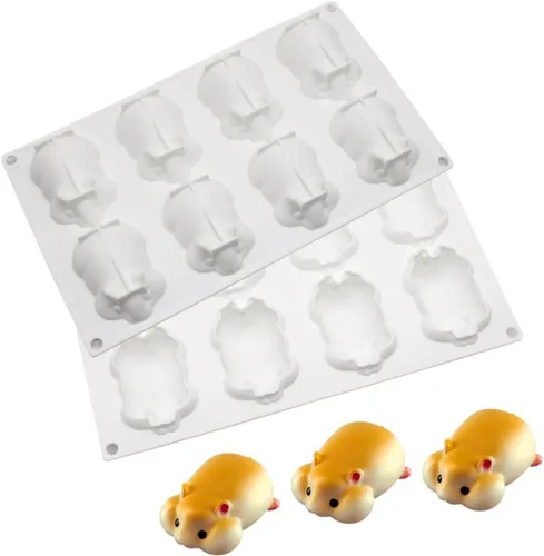 Miniatura 8 de Molde de silicona para hornear pasteles, moldes de jabón, moldes de silicona en forma de flor para molde de postre francés casero para pastelería