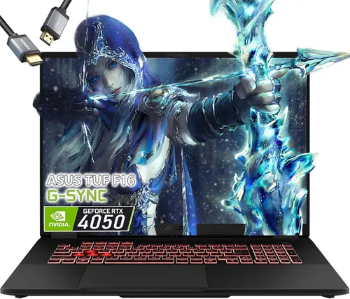 Miniatura 9 de ASUS TUF A16 Laptop para juegos - AMD Ryzen 7 7445HS Beat i7-12650H - RTX 4050 - Teclado retroiluminado RGB - 16" WUXGA 144Hz -32GB DDR5 RAM -2TB
