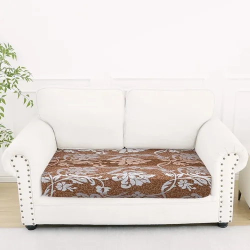 Miniatura 118 de Smiry Fundas de cojín de sofá estampadas, fundas elásticas suaves para sofá, fundas de sofá lavables antideslizantes, protector de muebles para Beige