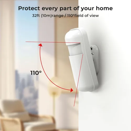Miniatura 3 de Sistema de alarma de seguridad WiFi para el hogar PGST, kit de alarma de seguridad antirrobo inteligente inalámbrica para el hogar DIY de 24 piezas