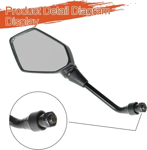 Miniatura 3 de labwork Retrovisores laterales de repuesto para Polaris Sportsman 400 450 500 550 570 700 800 850