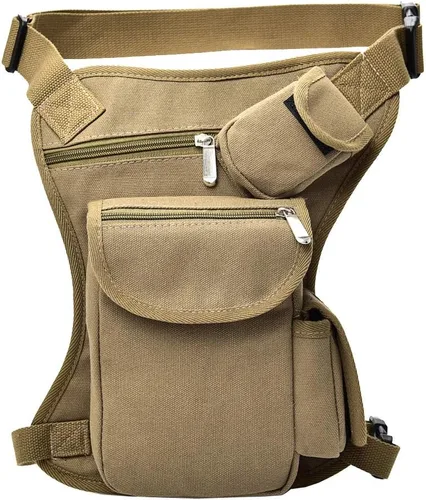 Miniatura 14 de Drop Leg Bag for Men Women #24Negro