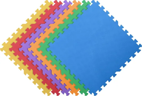 Miniatura 11 de Flooring Inc's - Alfombrillas de ejercicio de rompecabezas, alfombrillas de espuma EVA entrelazadas para protección, suelo de entrenamiento Verde