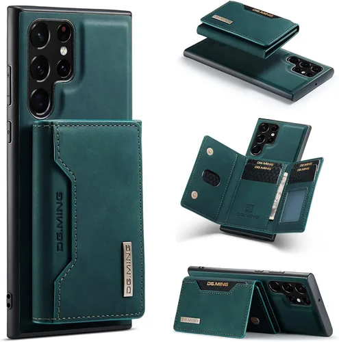 Miniatura 11 de Funda de piel desmontable 2 en 1 para Samsung Galaxy S22 Ultra 5G con bolsillo para tarjetero, fundas delgadas para teléfono de 6.8 pulgadas