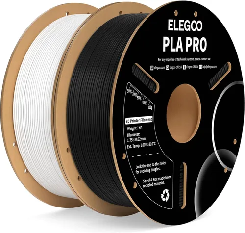 Miniatura 35 de ELEGOO Filamento PLA 1.75mm Azul Oscuro & Rojo 2KG, Filamento para Impresora 3D con Precisión Dimensional +/- 0.02mm, Paquete de 2 Carretes de 1kg
