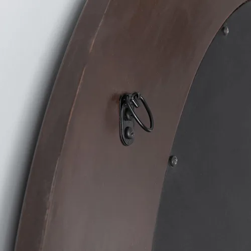 Miniatura 3 de Espejo de pared redondo canalizado contemporáneo de 32 pulgadas de diámetro, espejos de dormitorio para decoración de pared, espejo decorativo