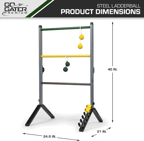 Miniatura 9 de EastPoint Sports Go! Gater Premium Steel Ladderball Set - Features Sturdy Steel Material, Built-in Scoring System, Complete with All Accessories