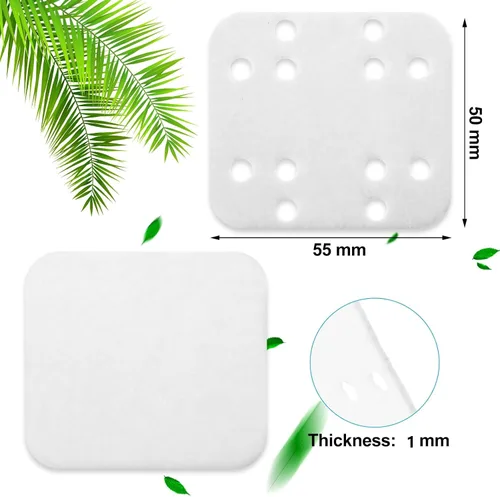 Miniatura 2 de Breling Almohadillas de filtro humidificador, almohadilla de absorción mineral, almohadillas de nailon para humidificador de descalcificación