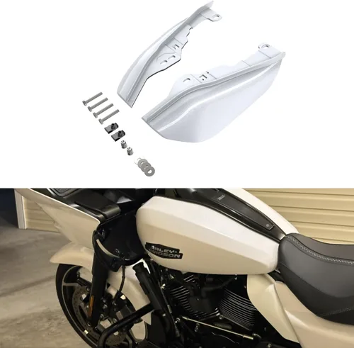 Miniatura 101 de Advanblack Deflectores de aire Road Glide Mid Frame 2024 compatibles con Harley Touring Street Glide, Road King, Electra Glide, 2009-2025