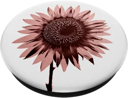Miniatura 2 de Simple Flower - PopSockets PopGrip intercambiables de girasol rosa rosa