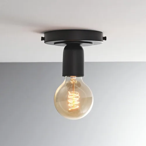 Miniatura 4 de BRIGHTTIA Luna Uno - Aplique de pared de 1 luz, accesorio industrial moderno de mediados de siglo para pared y techo, lámpara minimalista para baño