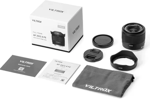 Miniatura 7 de Viltrox AF 20mm F2.8 Lente de formato completo para Sony E-Mount, motor de enfoque STM de ángulo ultra gran angular para cámara Sony a7 a7II a7III