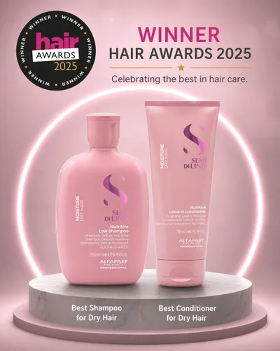 Miniatura 6 de Alfaparf Milano Semi di Lino Moisture Nutritive Shampoo and Conditioner Set para cabello seco - Champú y acondicionador hidratante sin sulfato